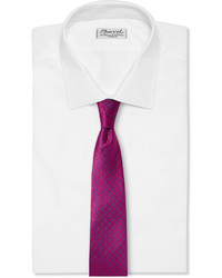 Мужской ярко-розовый шелковый галстук от Charvet