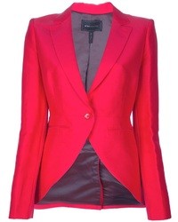 Женский ярко-розовый шелковый пиджак от BCBGMAXAZRIA