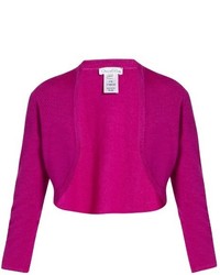 Ярко-розовый шелковый свитер