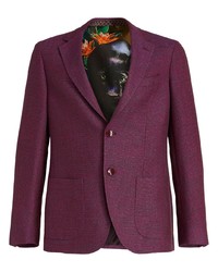 Мужской ярко-розовый шерстяной пиджак от Etro